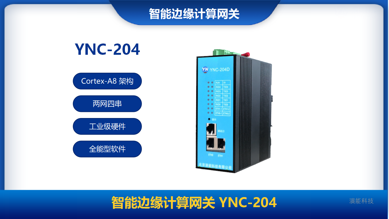 智能邊緣計算網關YNC-204